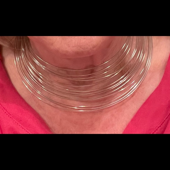 Sterling silver 13 strand necklace - Picture 4 of 4